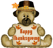 bear with Happy Thanksgiving