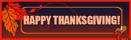 Happy Thanksgiving sign