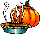 fresh cooked pumpkin pie