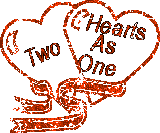 two hearts animation