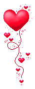 animated red hearts