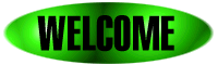 welcome clip art black on green